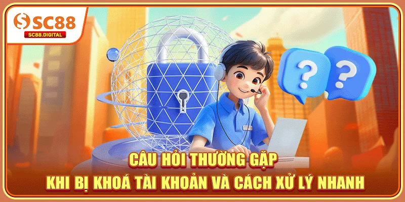 Câu hỏi thường gặp khi bị khoá tài khoản và cách xử lý nhanh